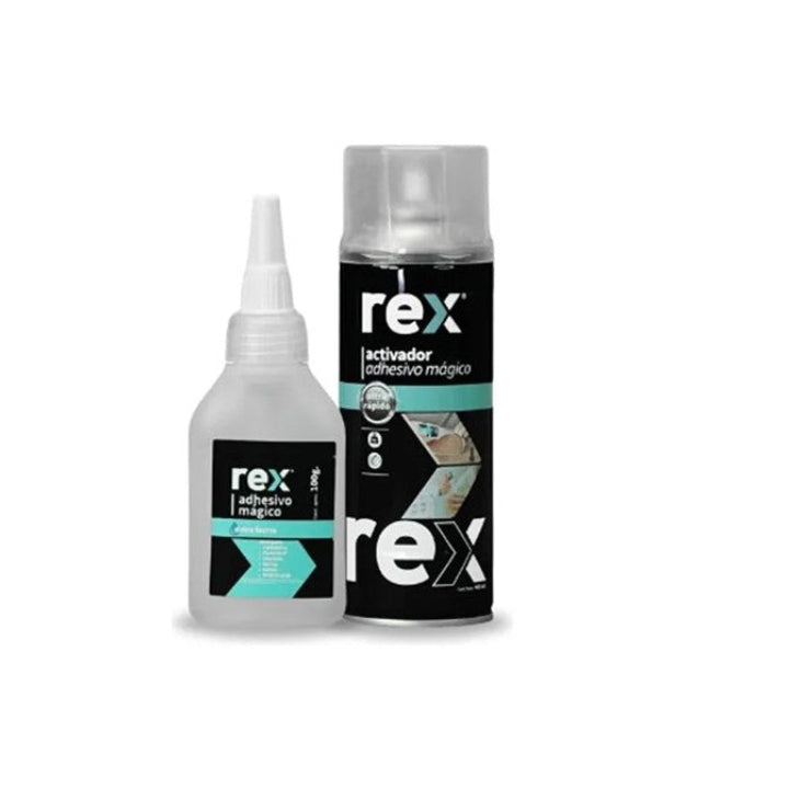 Adhesivo Magico Pegamento Secado Rapido 9 Seg 100g 400ml Rex