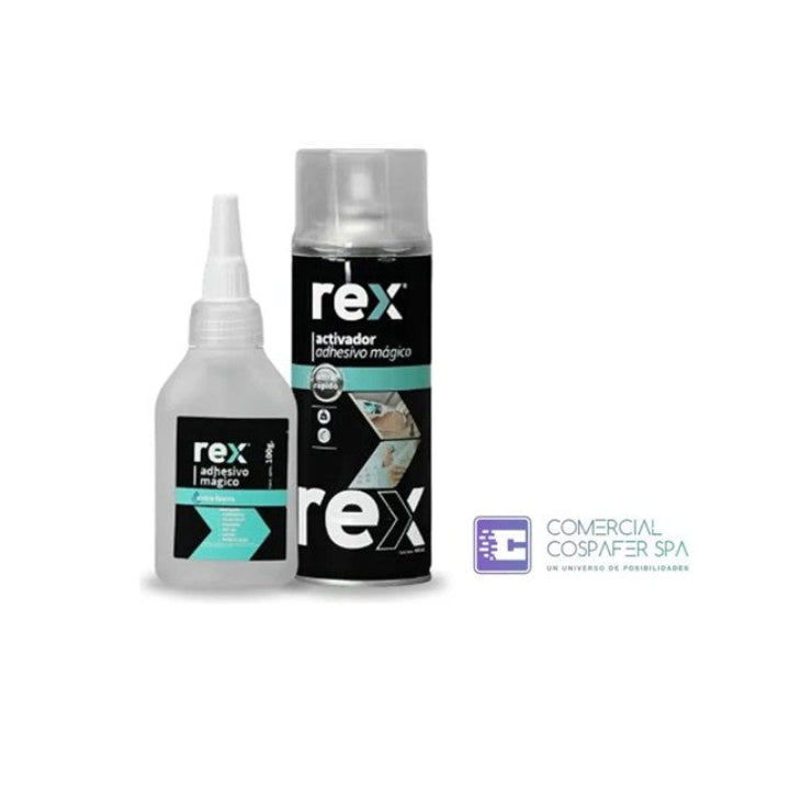 Adhesivo Magico Pegamento Secado Rapido 9 Seg 25g 100ml Rex