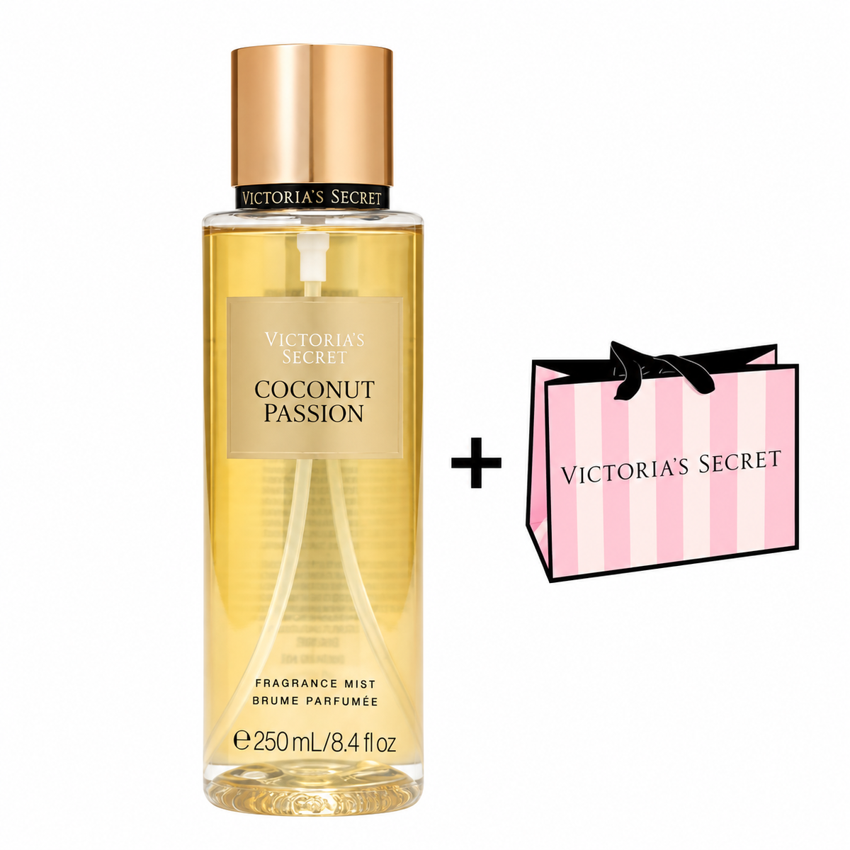 Victorias Secret Coconut Pasion Splash Fragance Mist 250 mL
