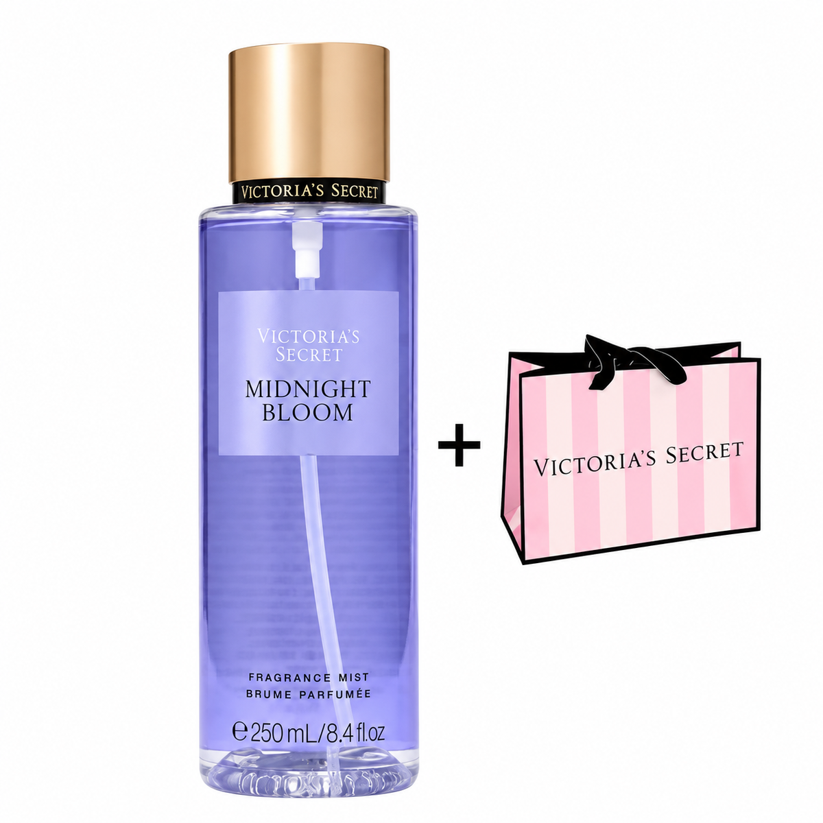 Victorias Secret Midnight Bloom Splash Fragance Mist 250 mL