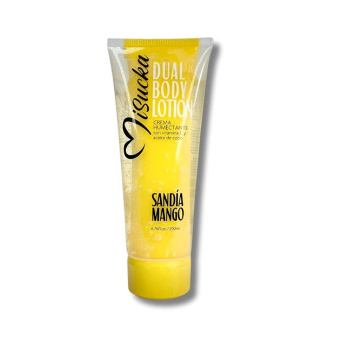 Locion Corporal Doble Extracto Crema Humectante Misucka 200ml Sandia Mango