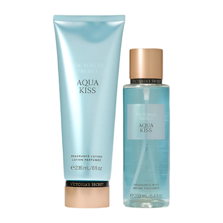 Set De Regalo Aqua Kiss Victorias Secret Mist & Lotion