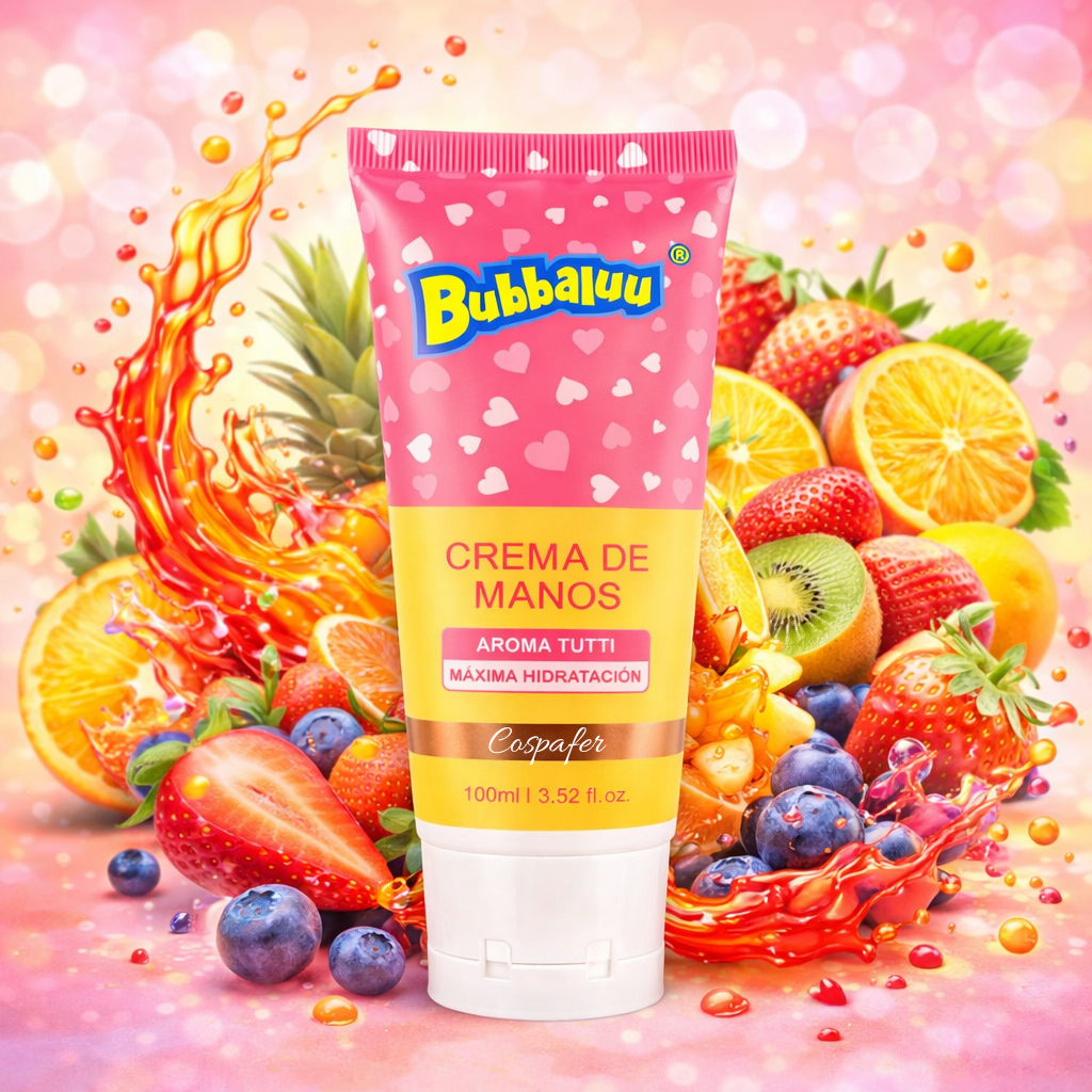 Crema de Manos Maxima Hidratacion Vitamina E Bubbaluu 100gr