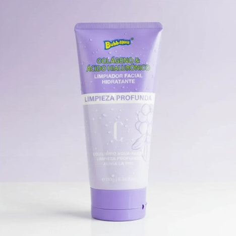Limpiador Facial De Colágeno Y Ácido Hialurónico Bubbaluu