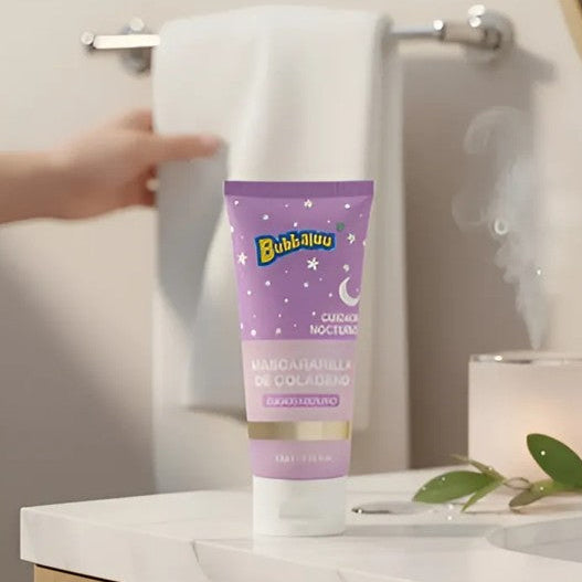 Mascarilla Hidratante Facial Nocturna De Colágeno 100 Ml Bubbaluu